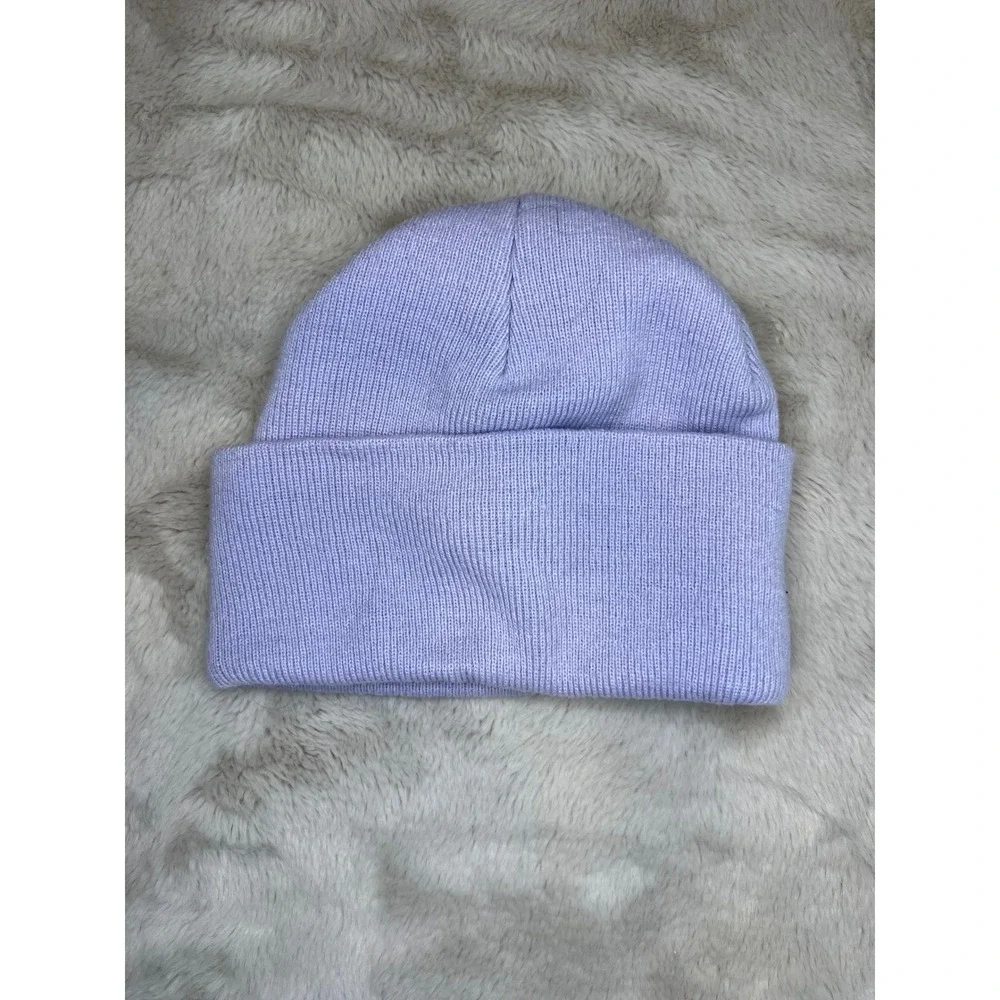 Carhartt Youth Beanie Knit Logo Patch Hat Lavender Purple AH8990 OS